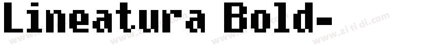 Lineatura Bold字体转换